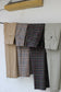 Men's Design Check Slacks x4点