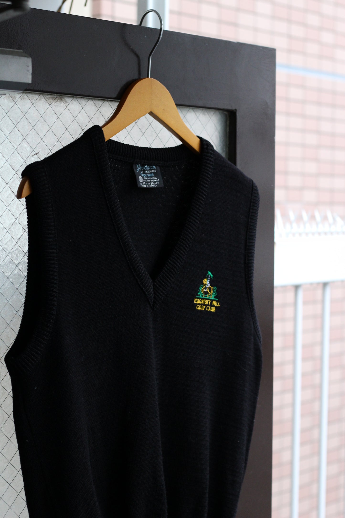 70-80's Made In Australia Embroidered Knit Vest set x2点