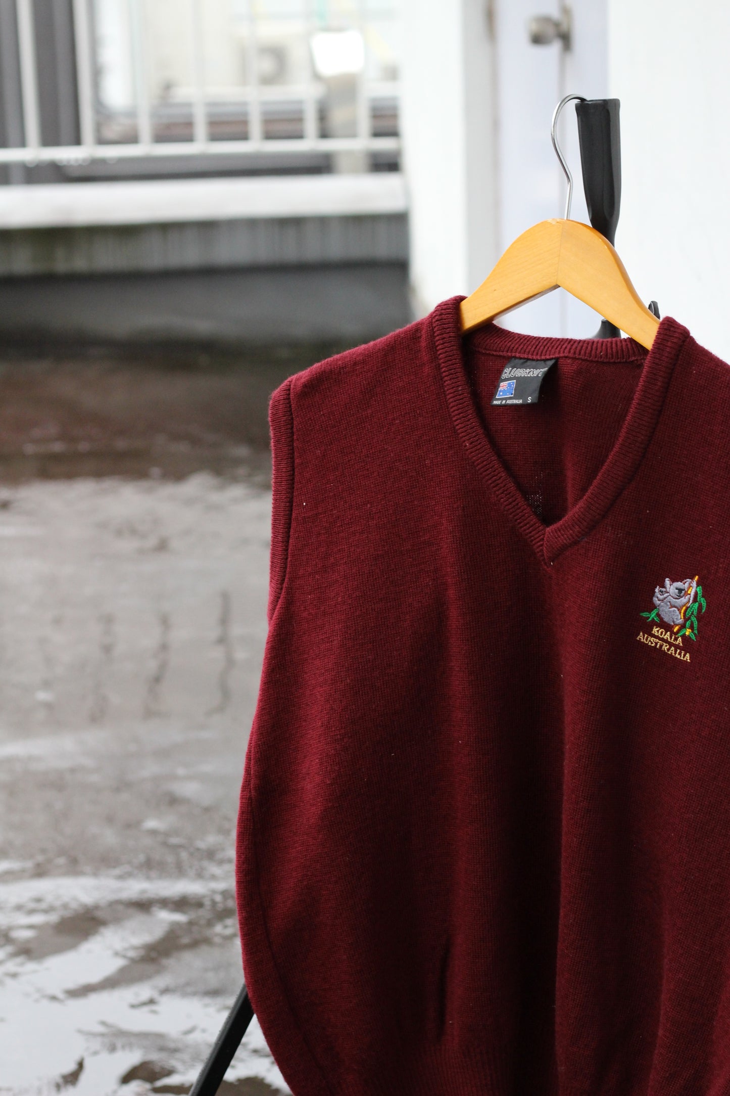 70-80's Made In Australia Embroidered Knit Vest set x2点