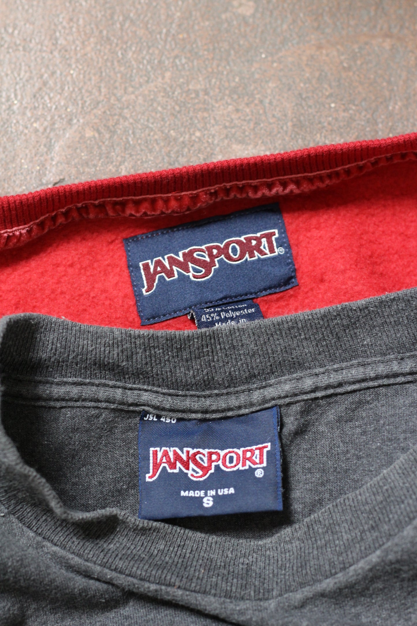 90's JANSPORT College T-Shirts & Sweatshirts x2点