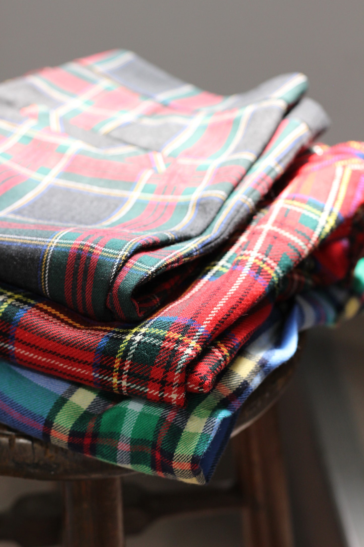Vintage Check Wool Slacks x3点