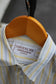 Made In Italy Givenchy & Made In USA Burberrys Vintage Yellow Stripe Long Sleeve Shirt set x2点