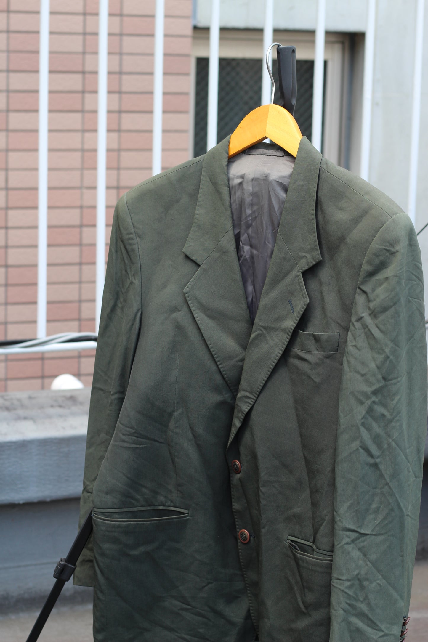 Givenchy Silver Button & Giorgio Armani Silk 100% Luxury Tailored Jacket set x2点