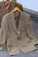 Men's High-Grade Brown Check Tailored Jacket x11点