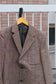 Men's High-Grade Brown Check Tailored Jacket x11点
