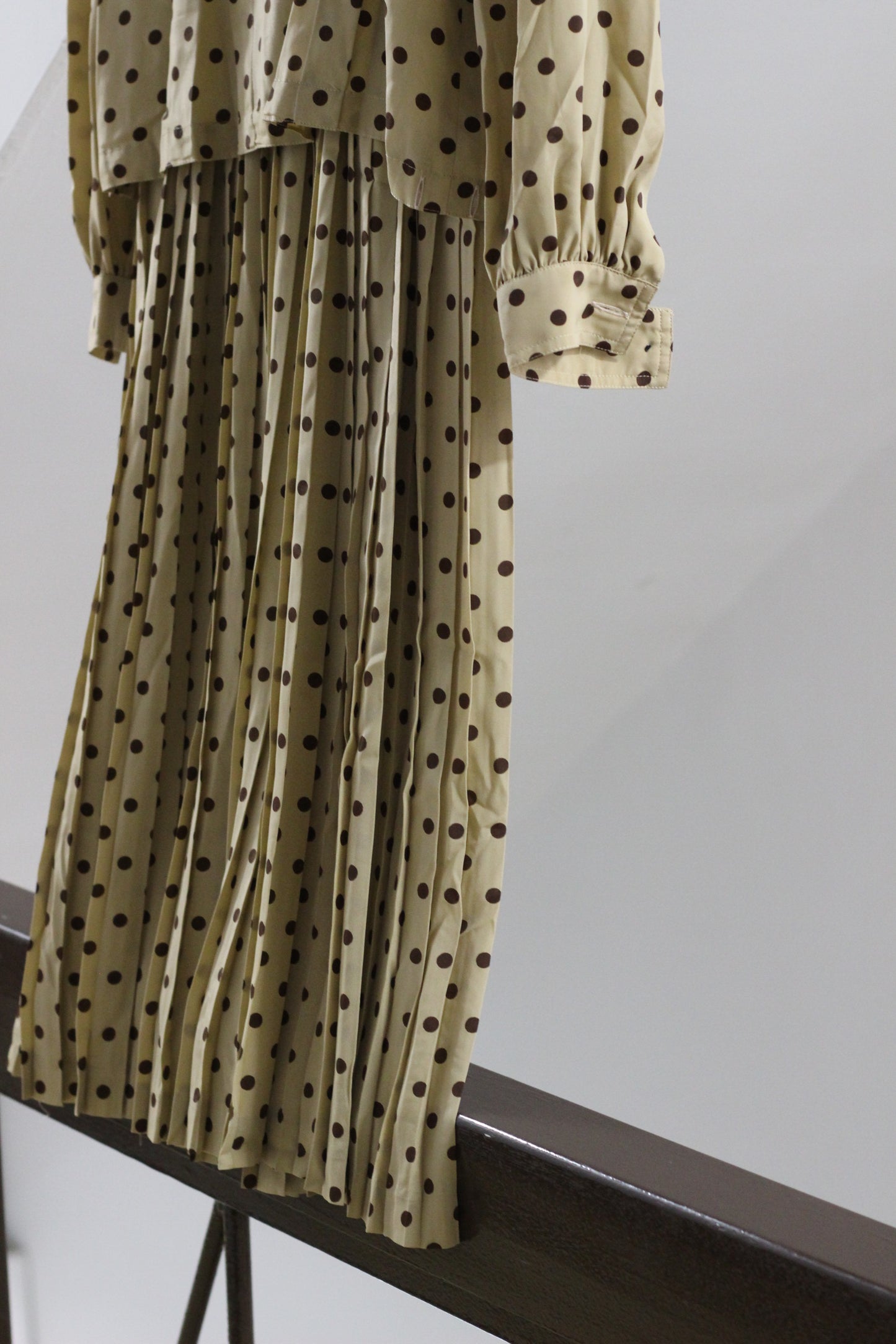 Vintage Dot Long Sleeve One-Piece x10点