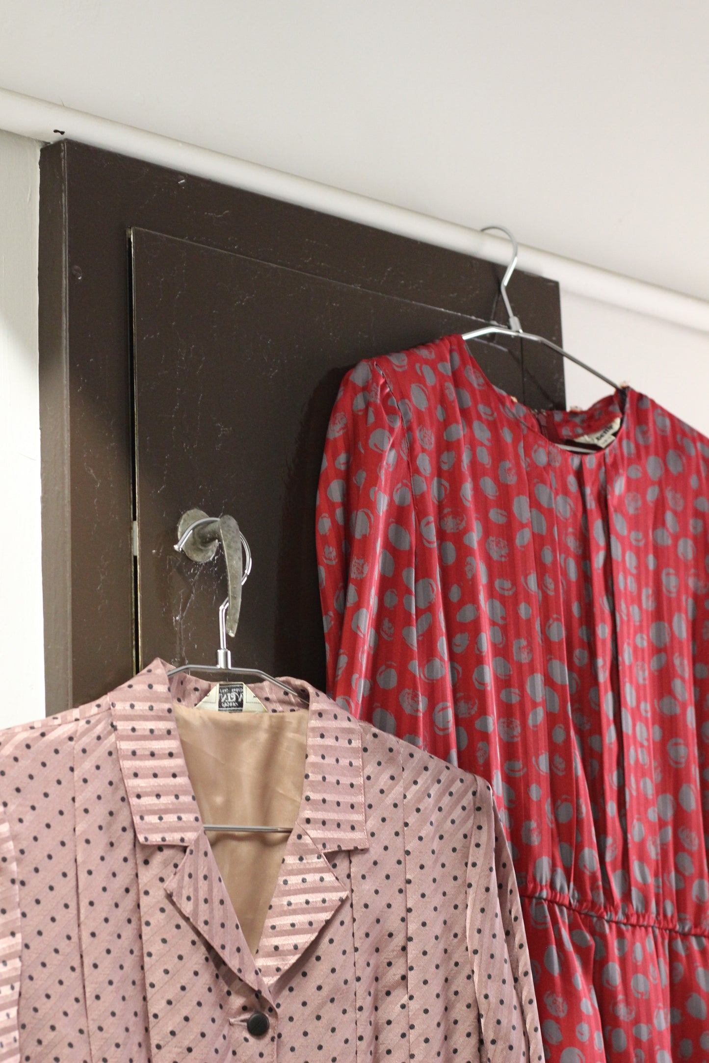 Vintage Dot Long Sleeve One-Piece x10点
