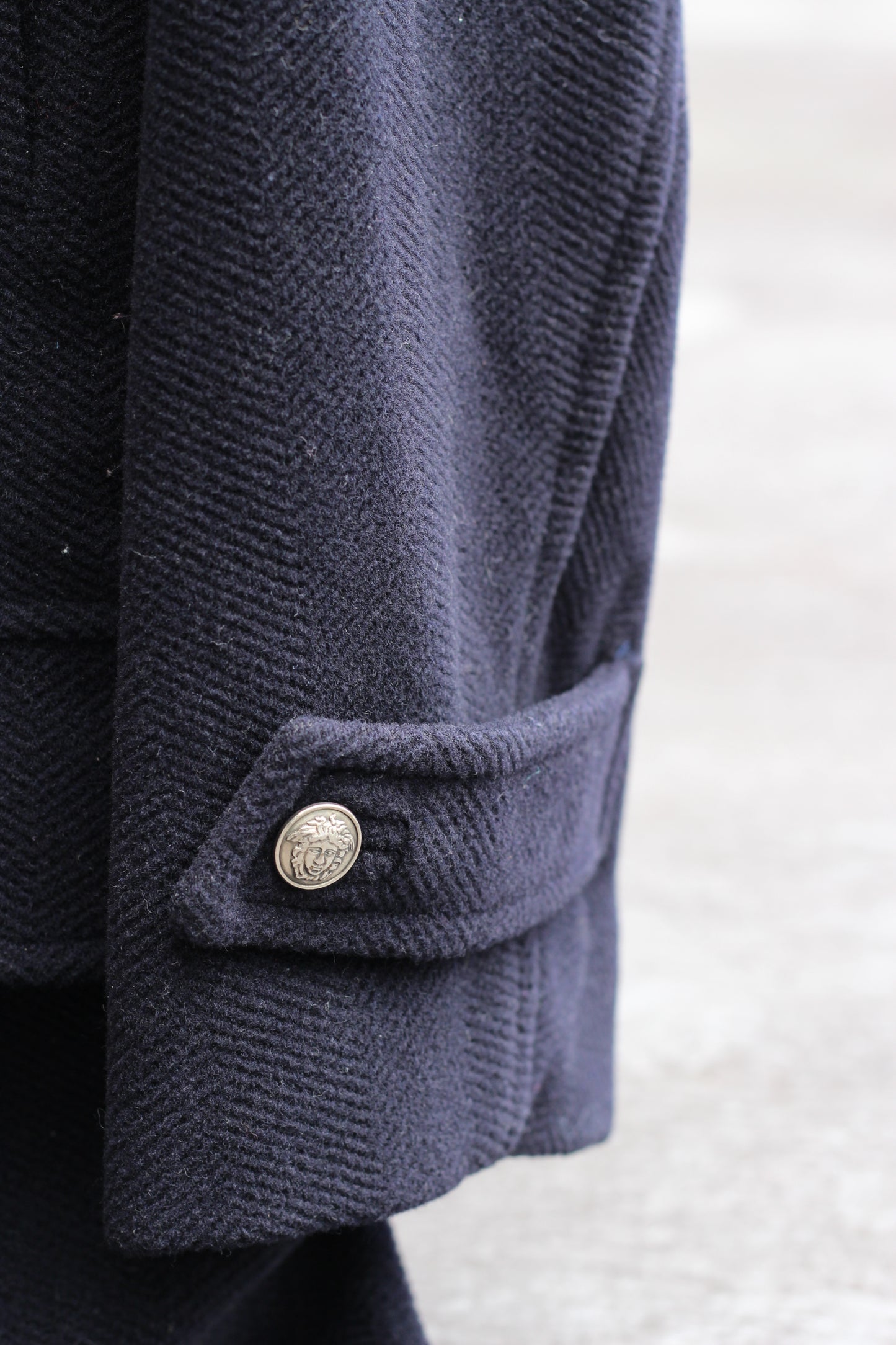 Versace & Paul Smith Double Breasted Wool Short Coat set x2点