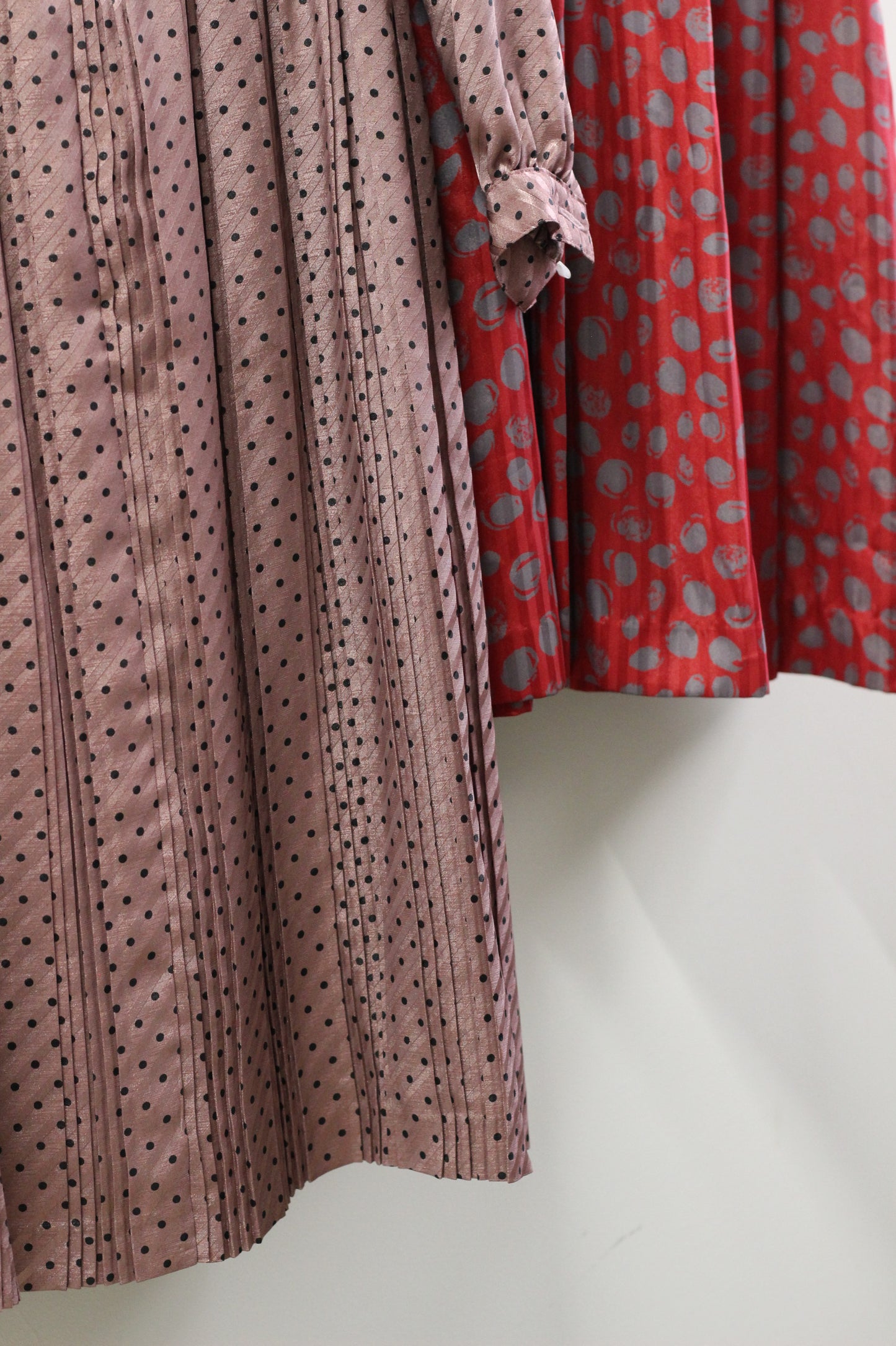 Vintage Dot Long Sleeve One-Piece x10点