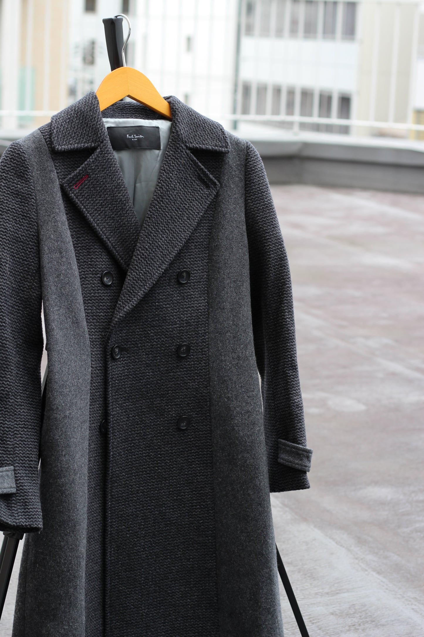 Versace & Paul Smith Double Breasted Wool Short Coat set x2点