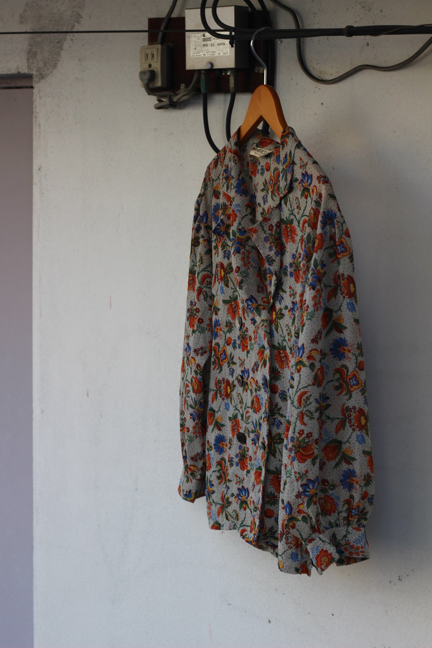 90's Japan vintage flower shirt x2点