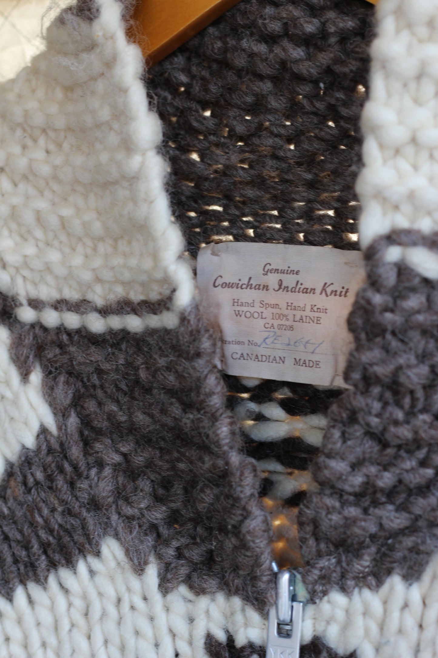 Made In Canada Vintage Cowichan Thunderbird Pattern Zip-Up Sweater set x4点