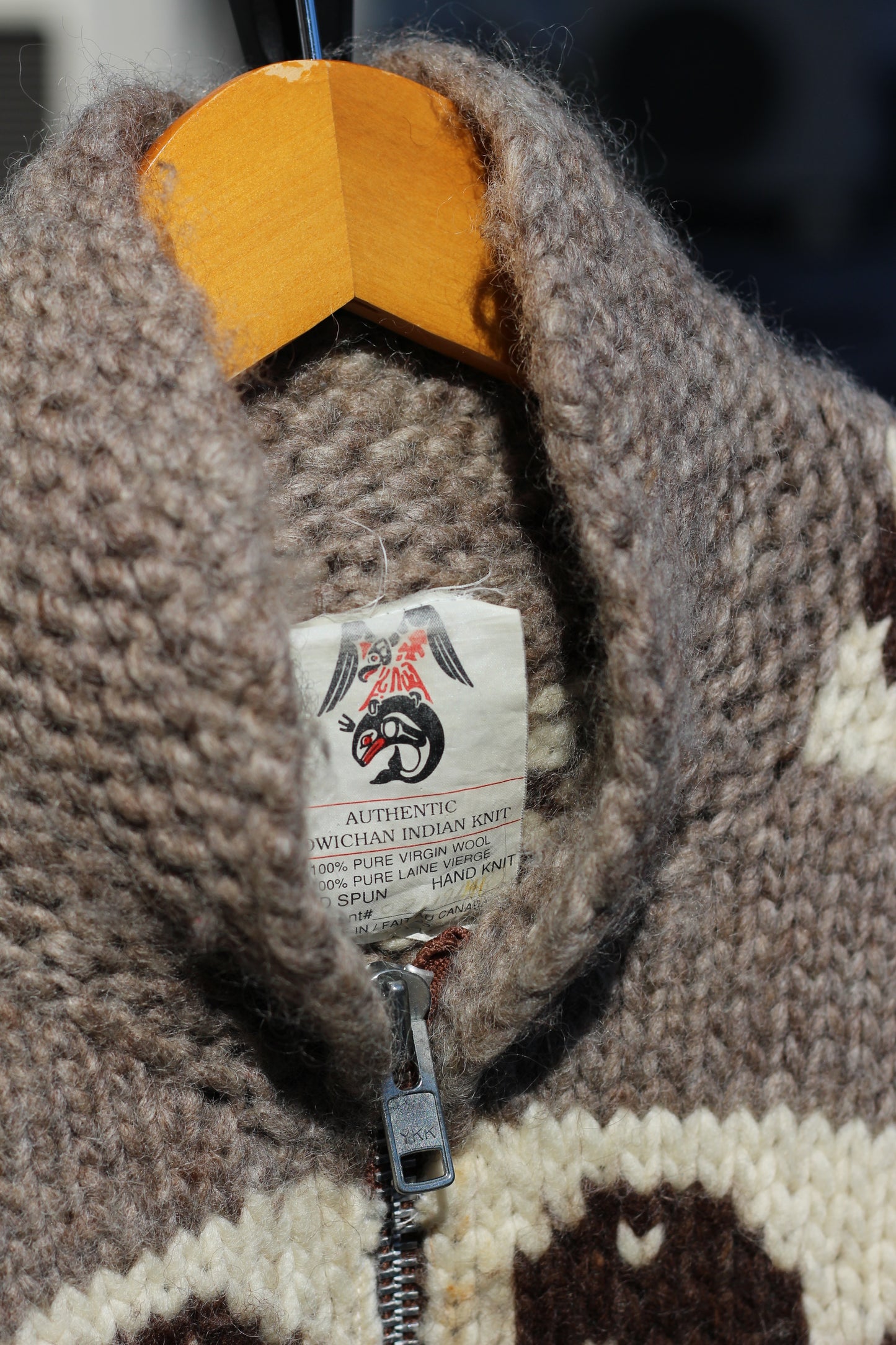 Made In Canada Vintage Cowichan Zip-Up Sweater set x4点