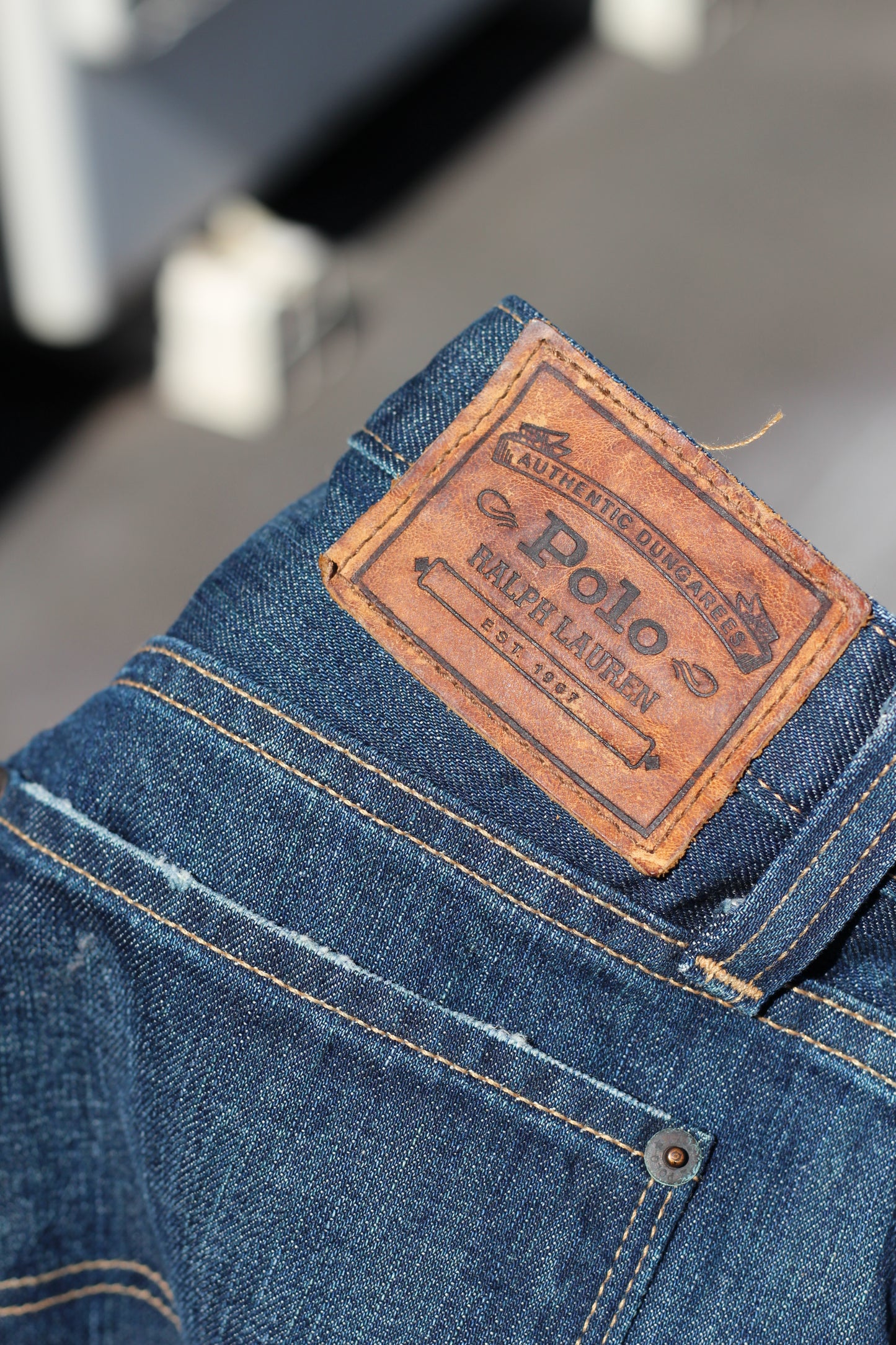 90's Made In Mexico Polo Ralph Lauren Denim Pants set x2点