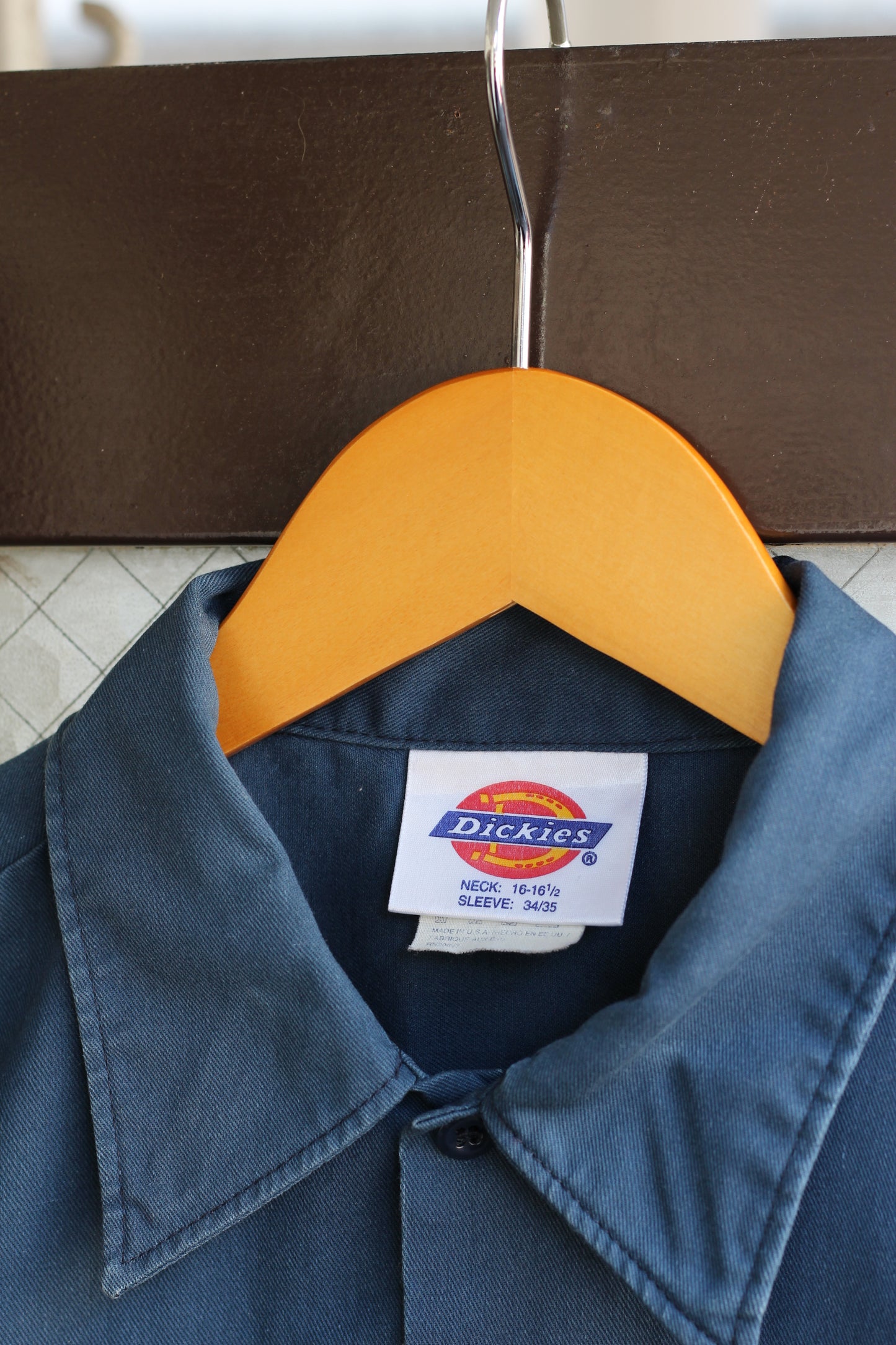 90's Made In USA Dickies Work Shirt & Vest set x2点