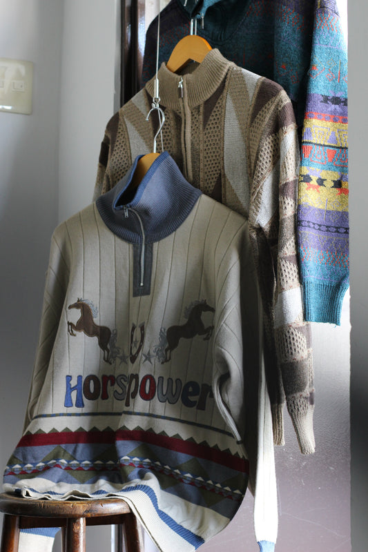 Men's Design Half-Zip Knit x6点