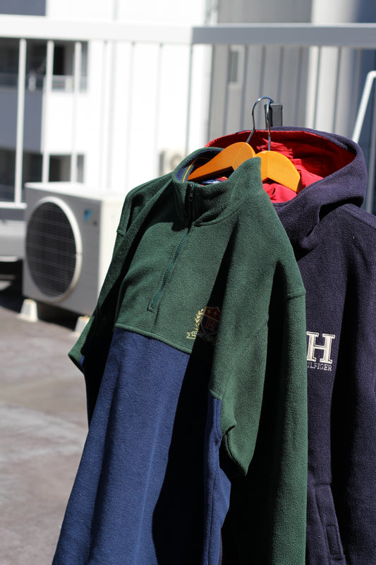 90's Tommy Hilfiger Reversible & Fleece Zip-Up Jacket set x2点