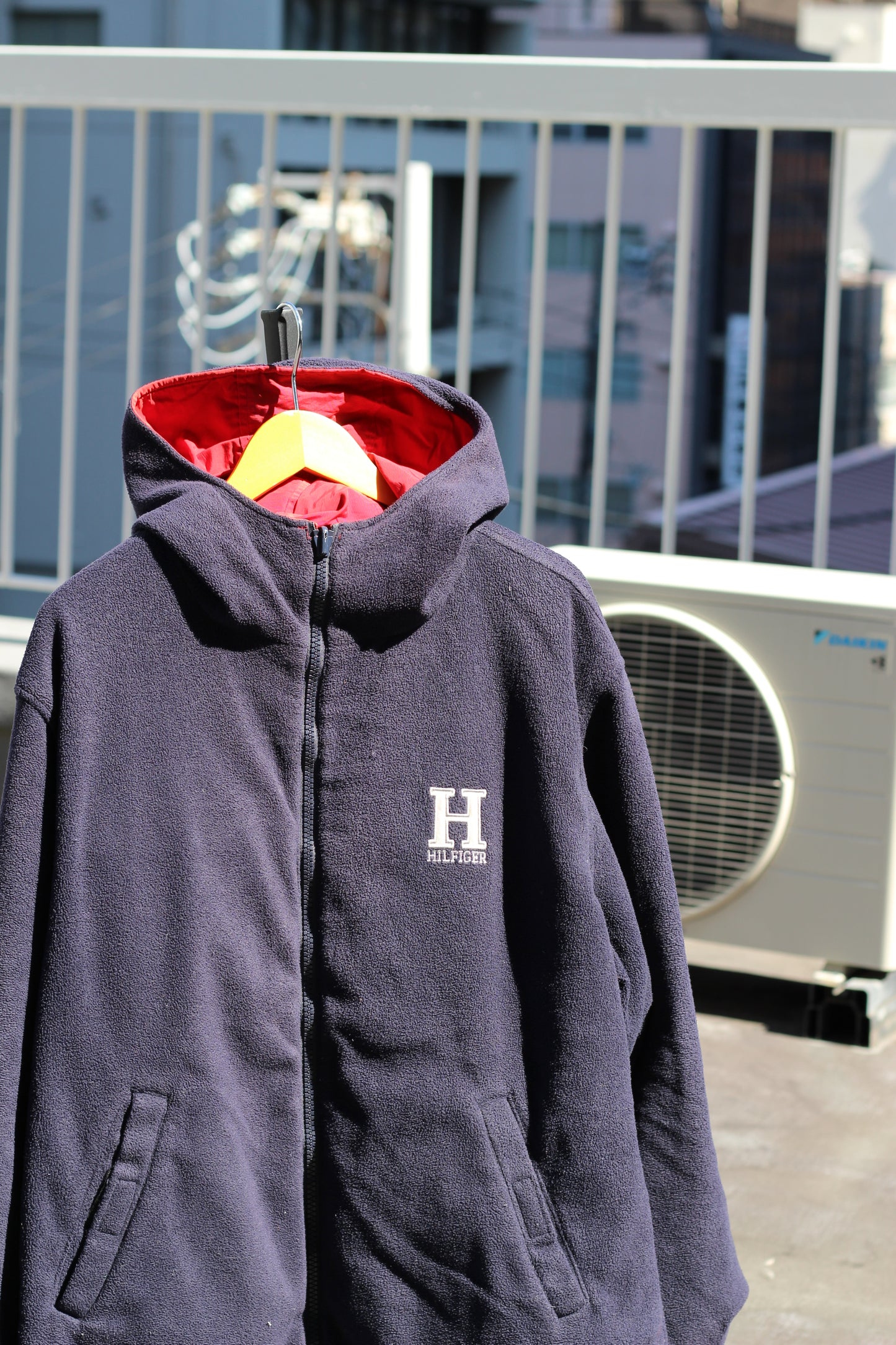 90's Tommy Hilfiger Reversible & Fleece Zip-Up Jacket set x2点