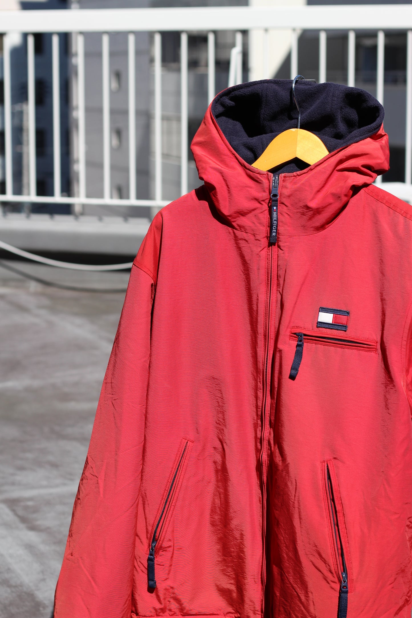 90's Tommy Hilfiger Reversible & Fleece Zip-Up Jacket set x2点