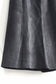 Vintage Black Suede Leather Skirt x3点