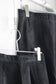 Vintage Black Suede Leather Skirt x3点