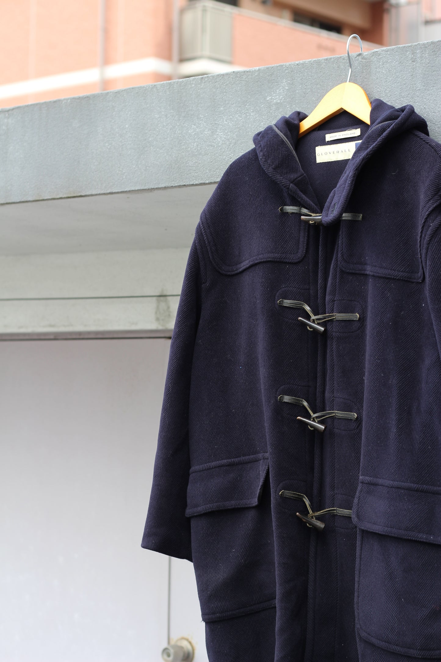 80-90's Made In UK GLOVERALL Vintage Navy Duffle Coat set x3点
