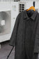 80-90's Made In UK & West Germany Vintage Tweed & Houndstooth Stand Collar Coat set x2点