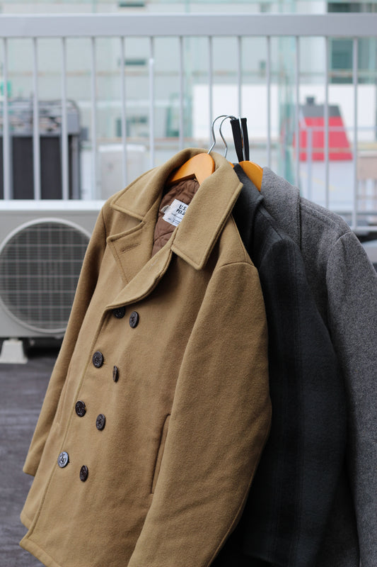 80-90's Made In USA Schott & Vintage Peacoat set x3点