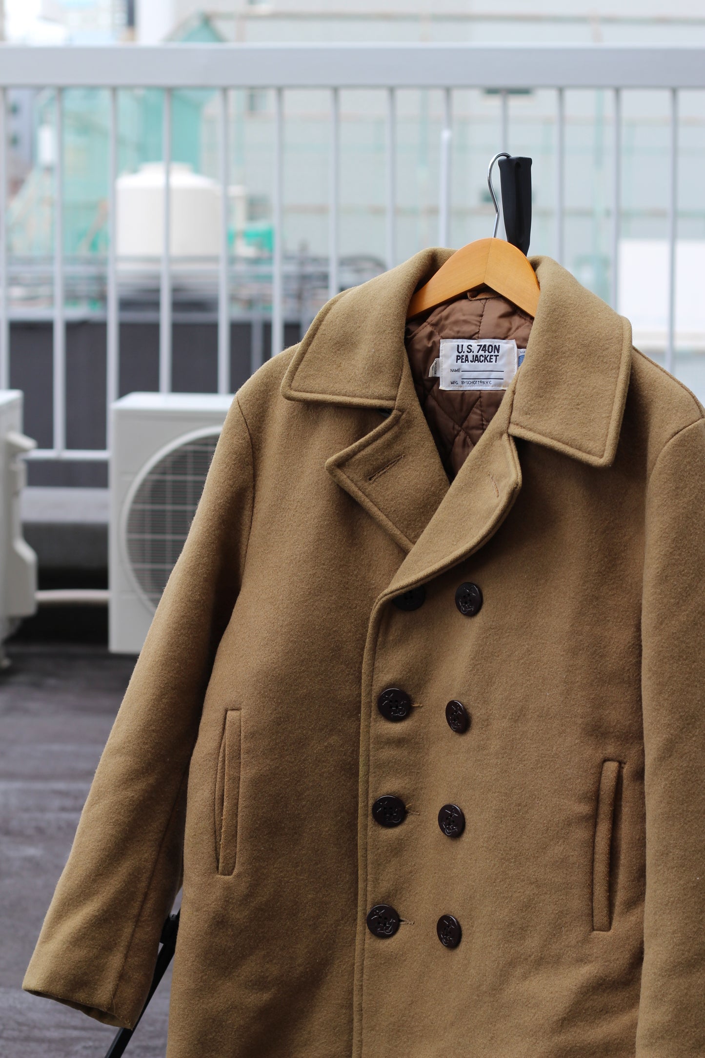80-90's Made In USA Schott & Vintage Peacoat set x3点
