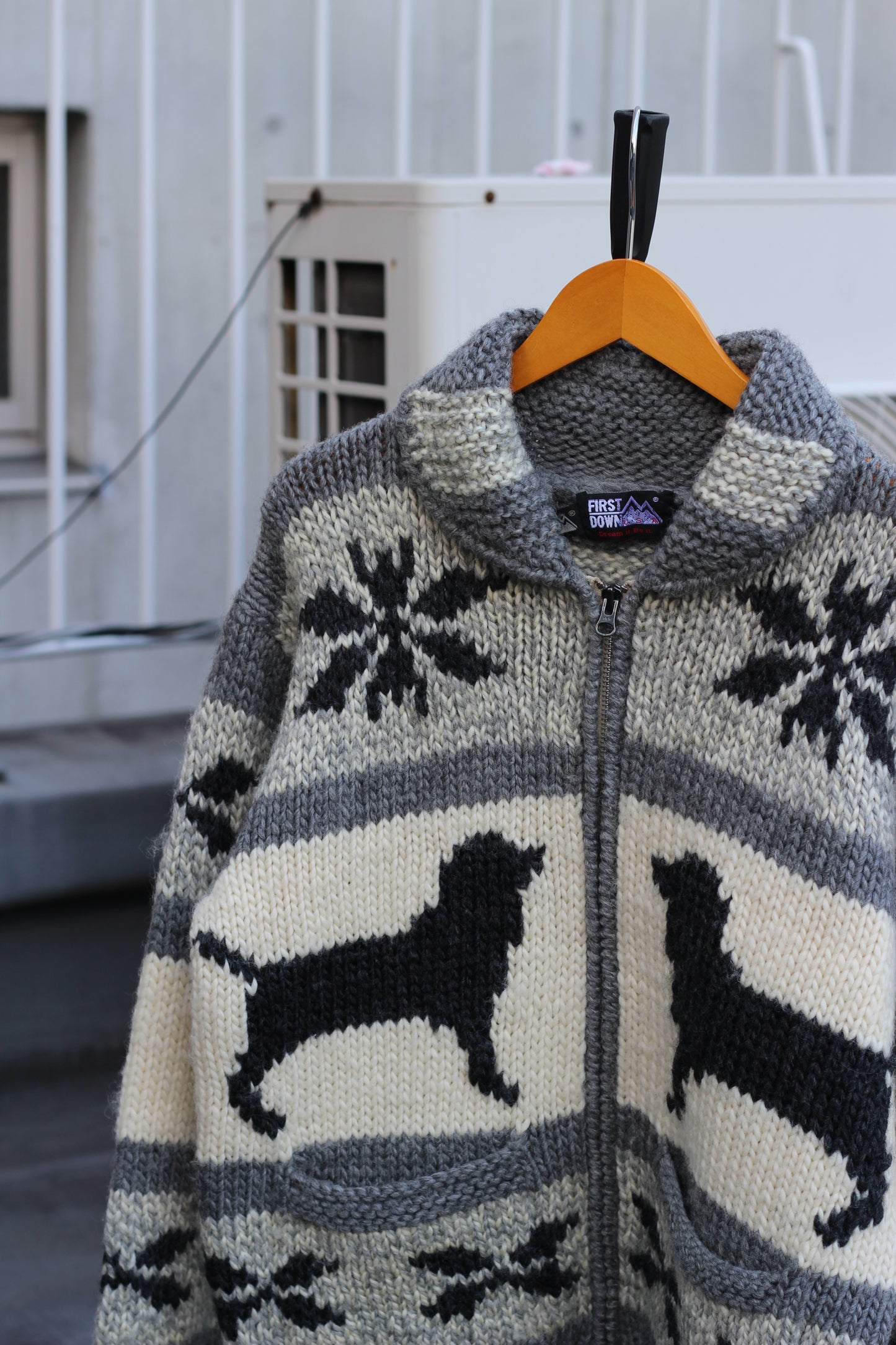 90's First Down & Vintage Cowichan Sweater set x2点