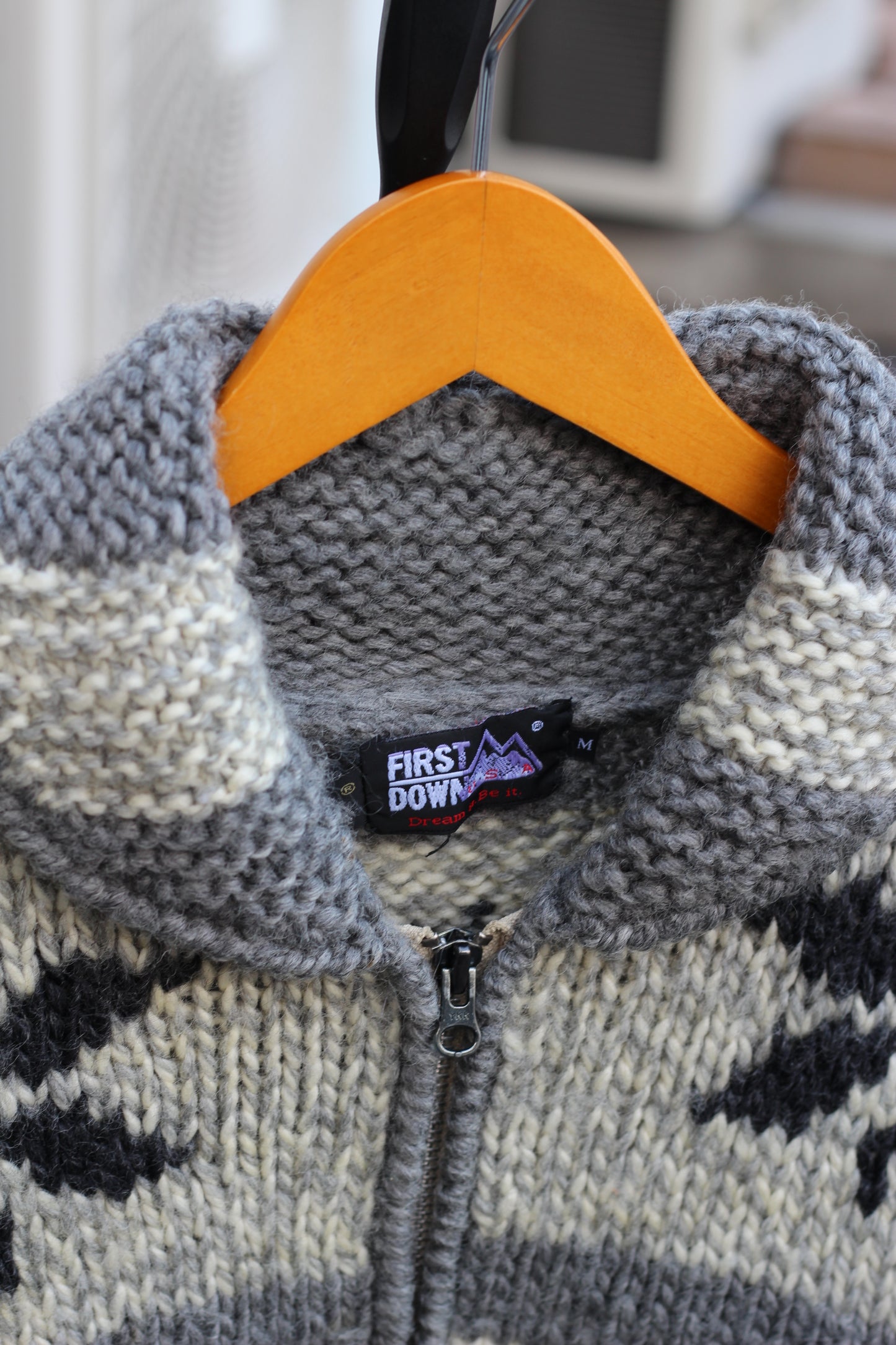 90's First Down & Vintage Cowichan Sweater set x2点
