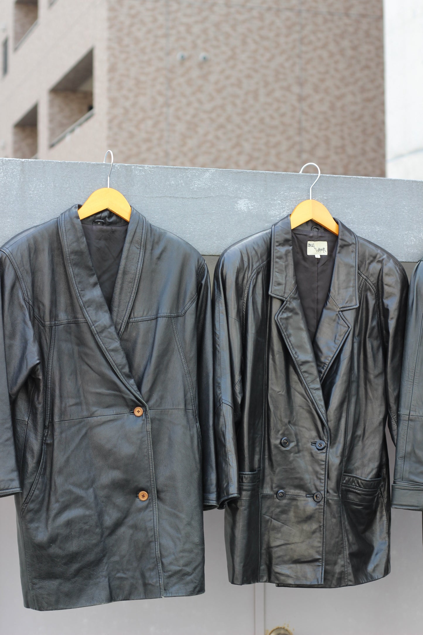 Women's Vintage Chester Design Leather Jacket x4点