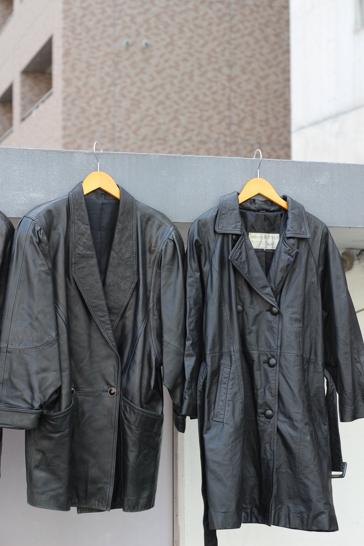 Women's Vintage Chester Design Leather Jacket x4点