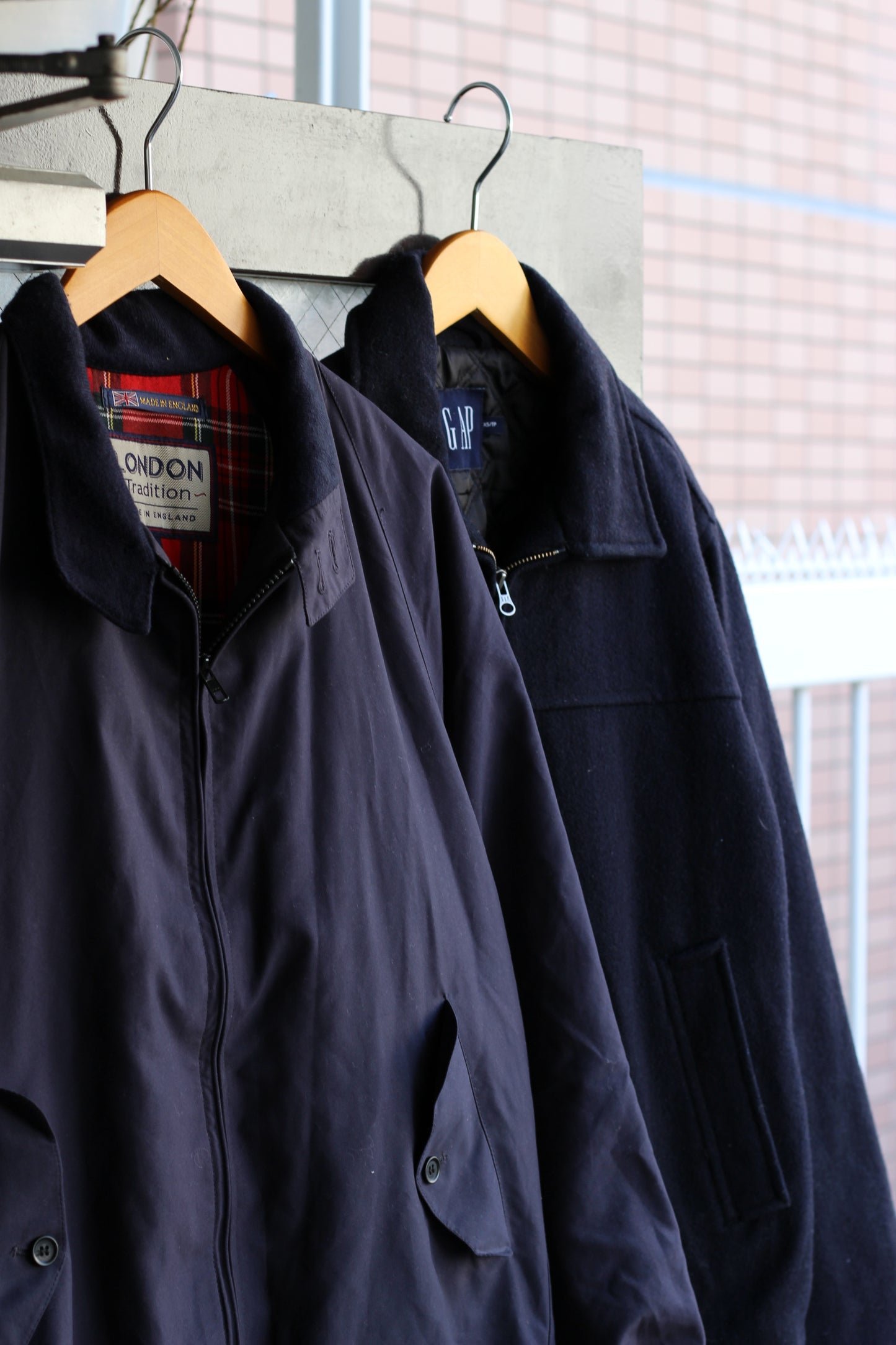 90's Old GAP Drizzler Jacket & Made In UK Vintage Swing Top set x2点