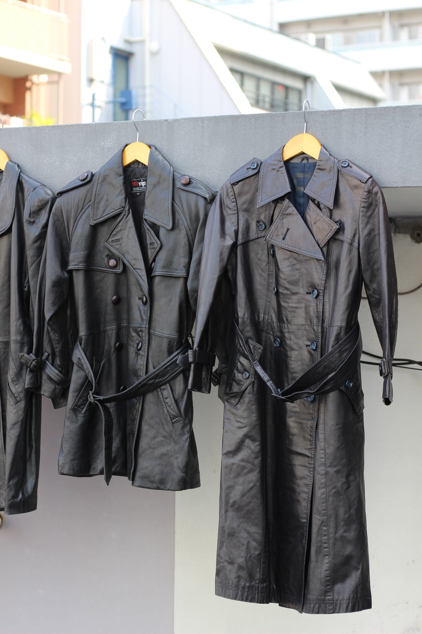 Women's Vintage Sheep Leather Coat x7点