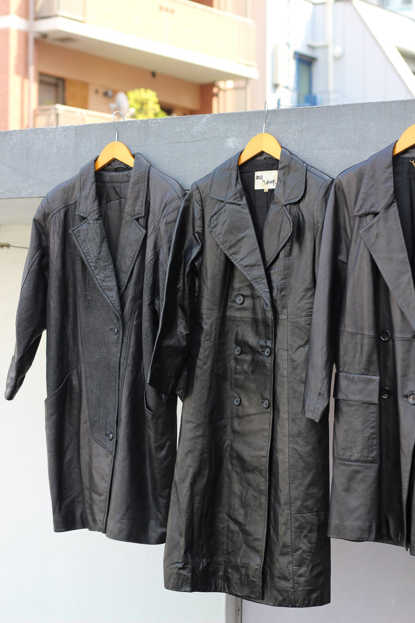 Women's Vintage Sheep Leather Coat x7点