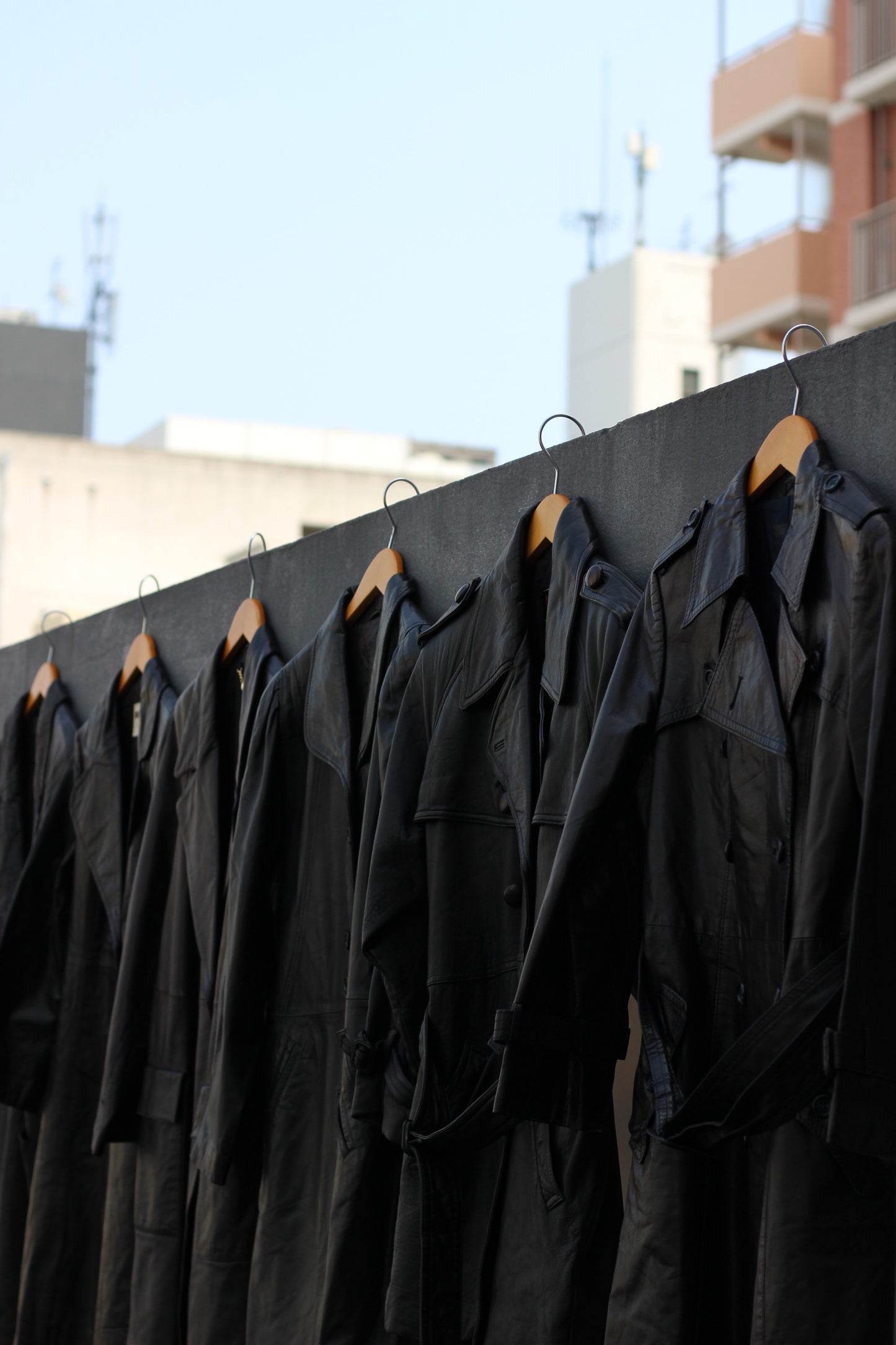 Women's Vintage Sheep Leather Coat x7点