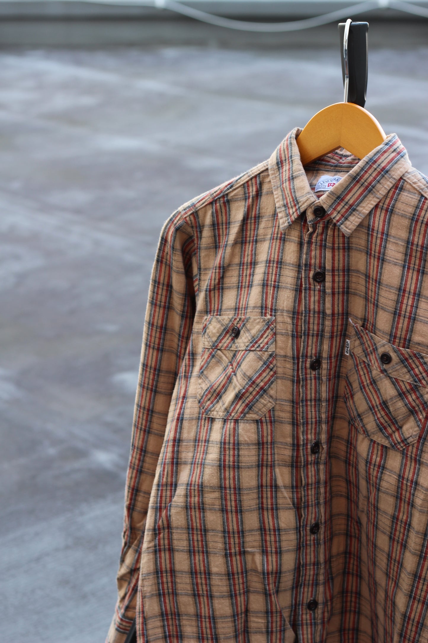 70-80's & 90's Levi's Check Long Sleeve Shirt set x2点