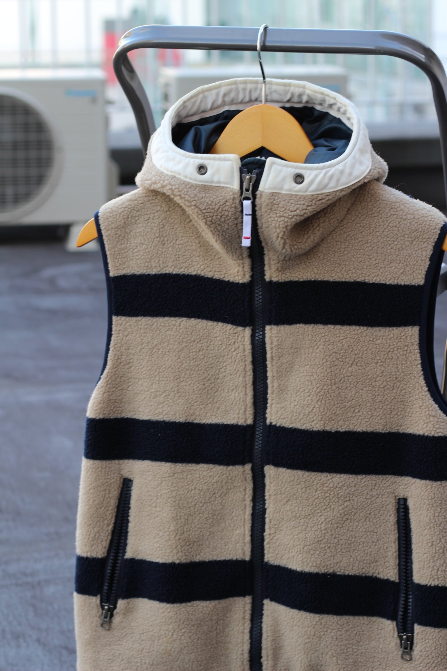 Men's Outdoor Brand Boa Fleece Hooded Vest set x2点