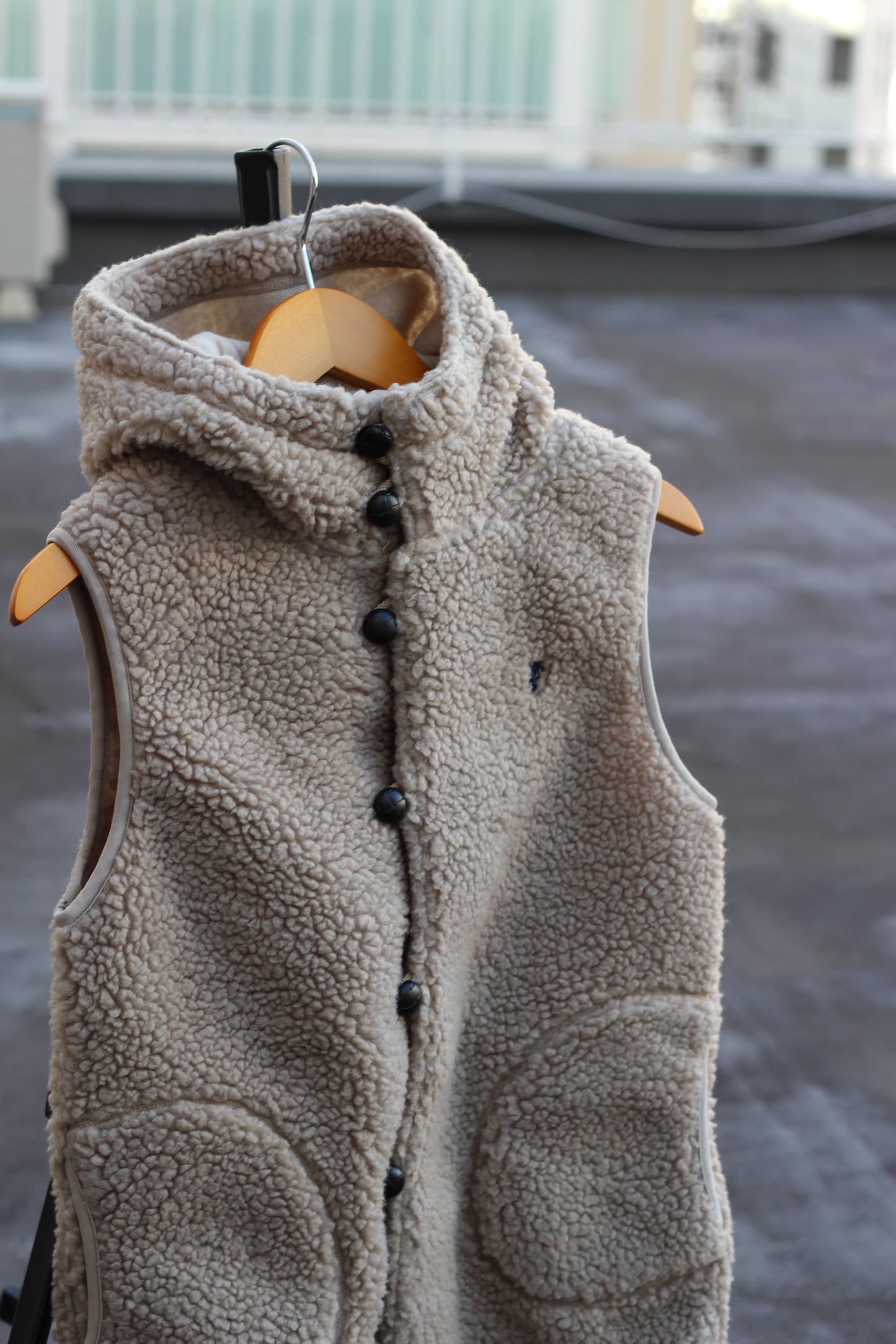 Men's Outdoor Brand Boa Fleece Hooded Vest set x2点