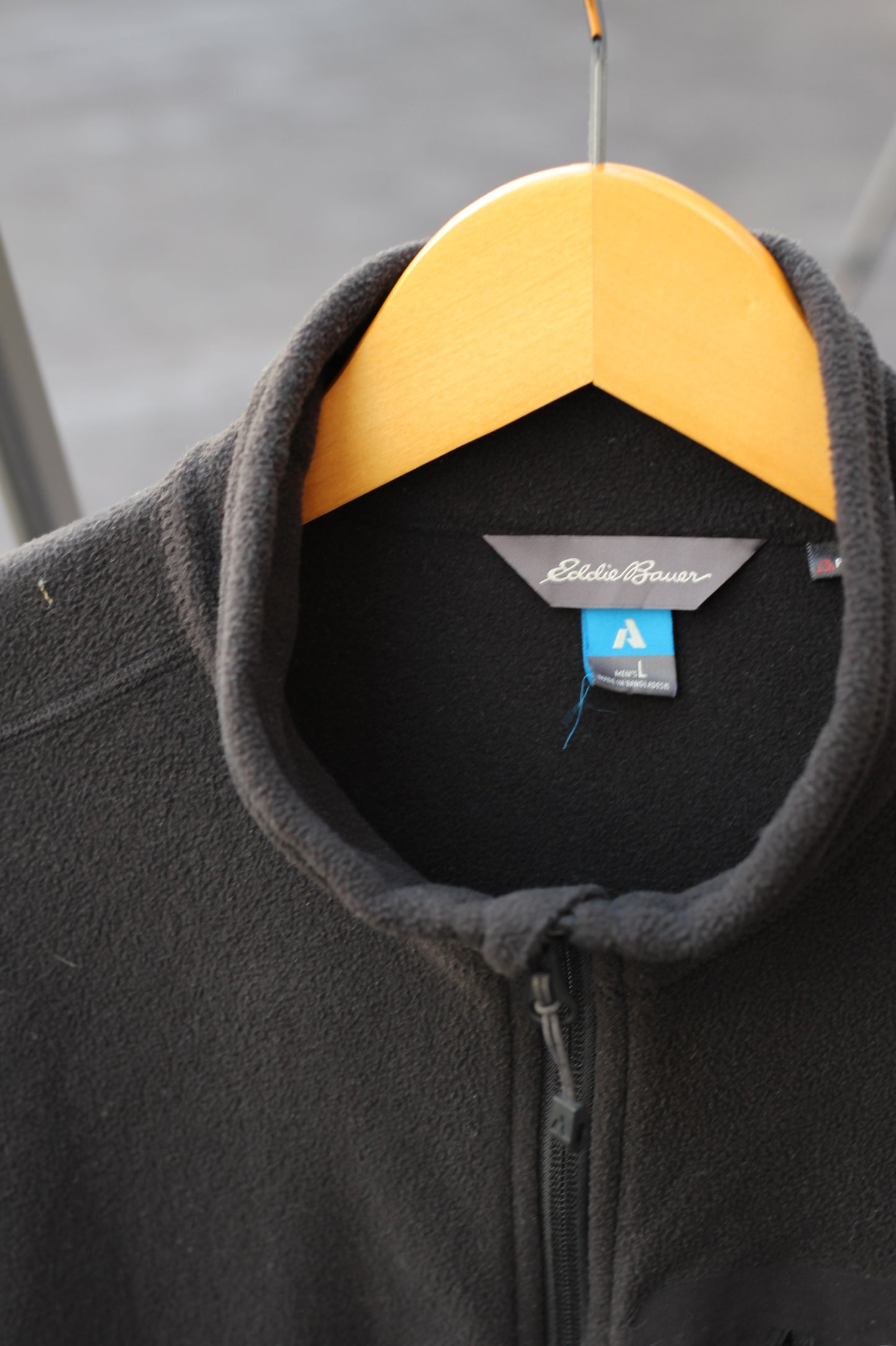 Men's Outdoor Brand Nautica & Timberland & Eddie Bauer Zip-Up Black Fleece Jacket set x3点