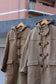 Men's Vintage Camel Duffle Coat set x2点