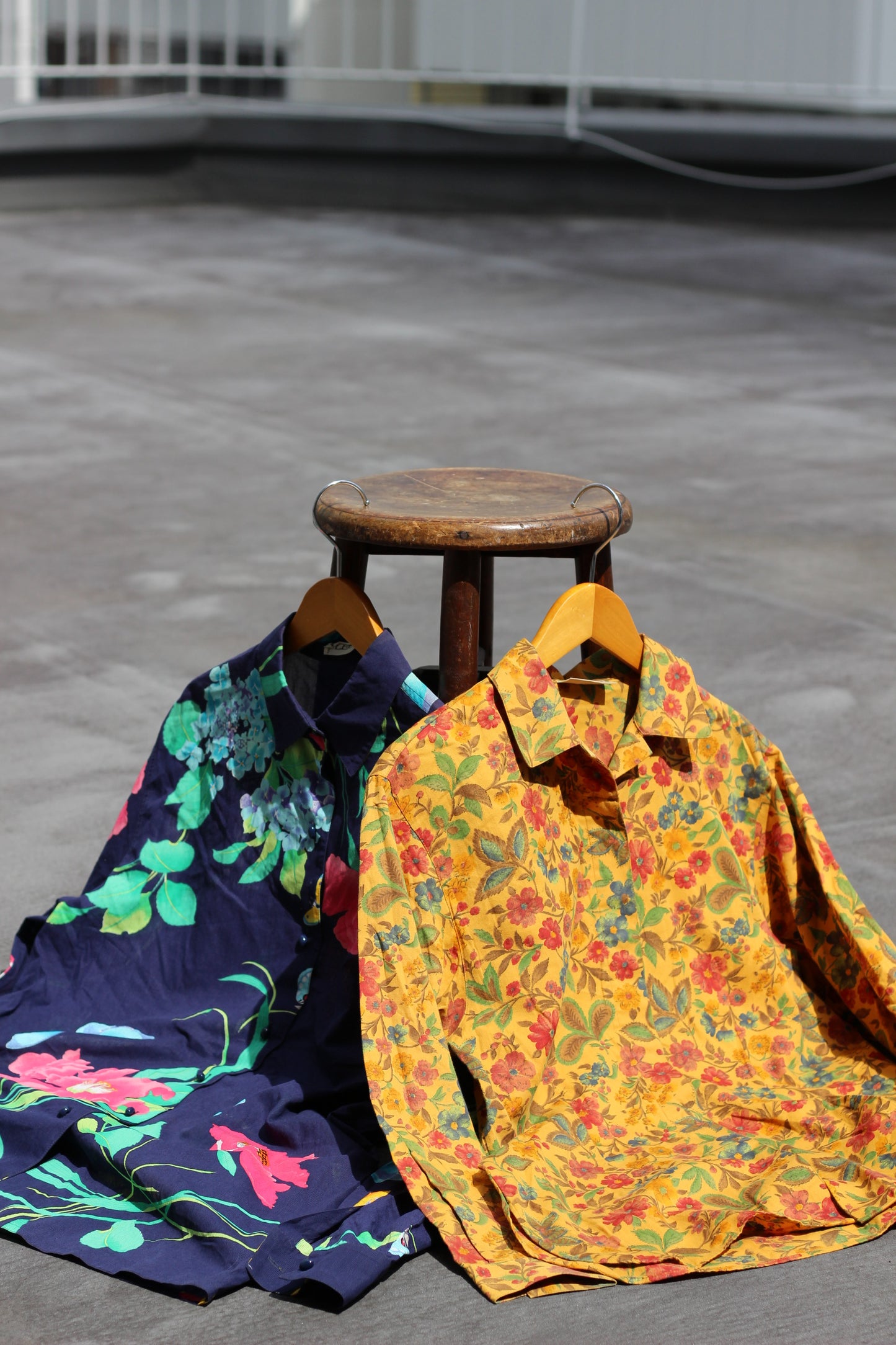 Women's Vintage Made In Italy Floral Design Shirt x2点