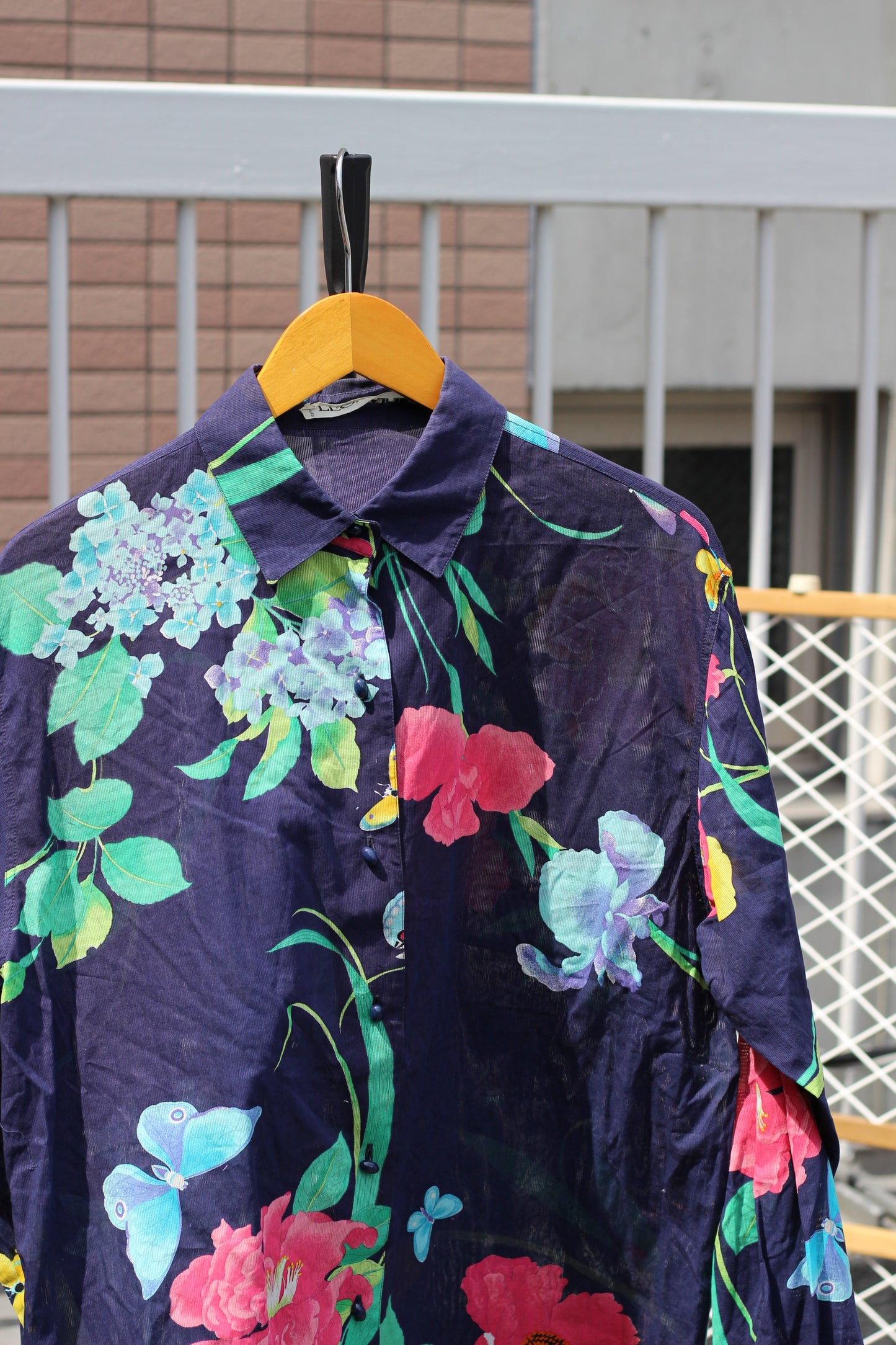 Women's Vintage Made In Italy Floral Design Shirt x2点