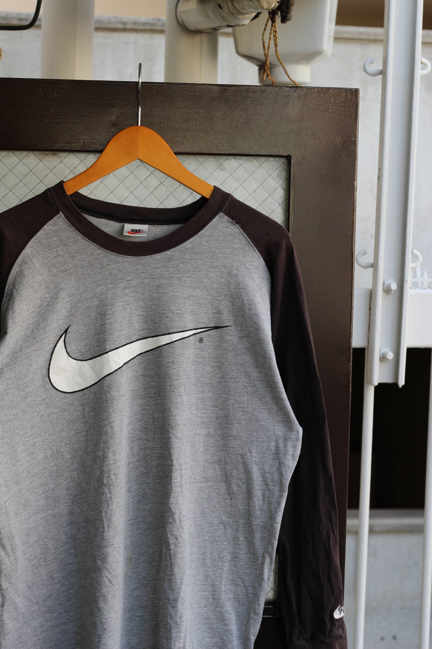 90's NIKE Vintage Logo Long Sleeve T-Shirt set x2点