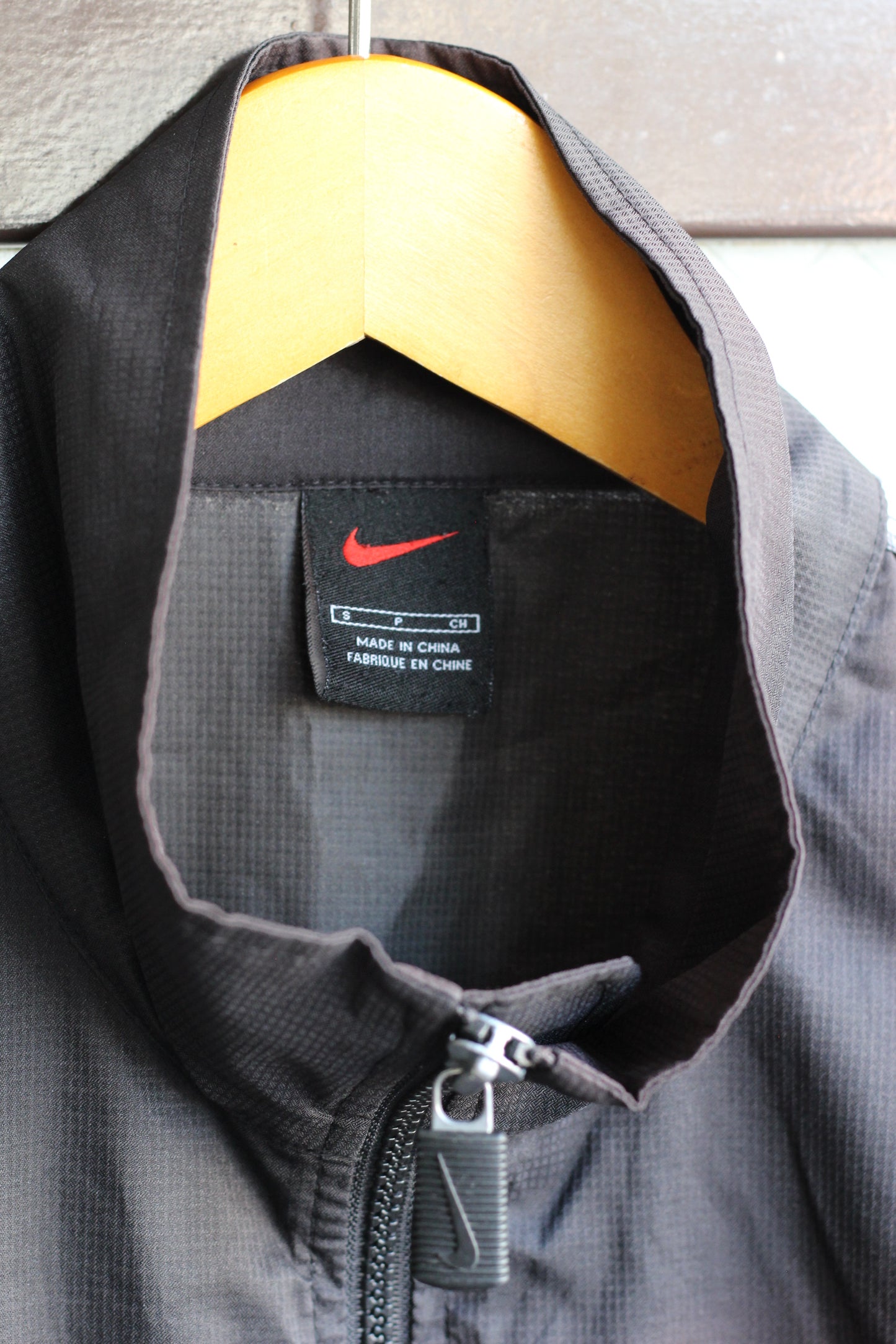 90-00's NIKE Black Tech Nylon Track Jacket set x2点