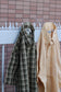 90's L.L.Bean Check Short Sleeve Shirt x8点
