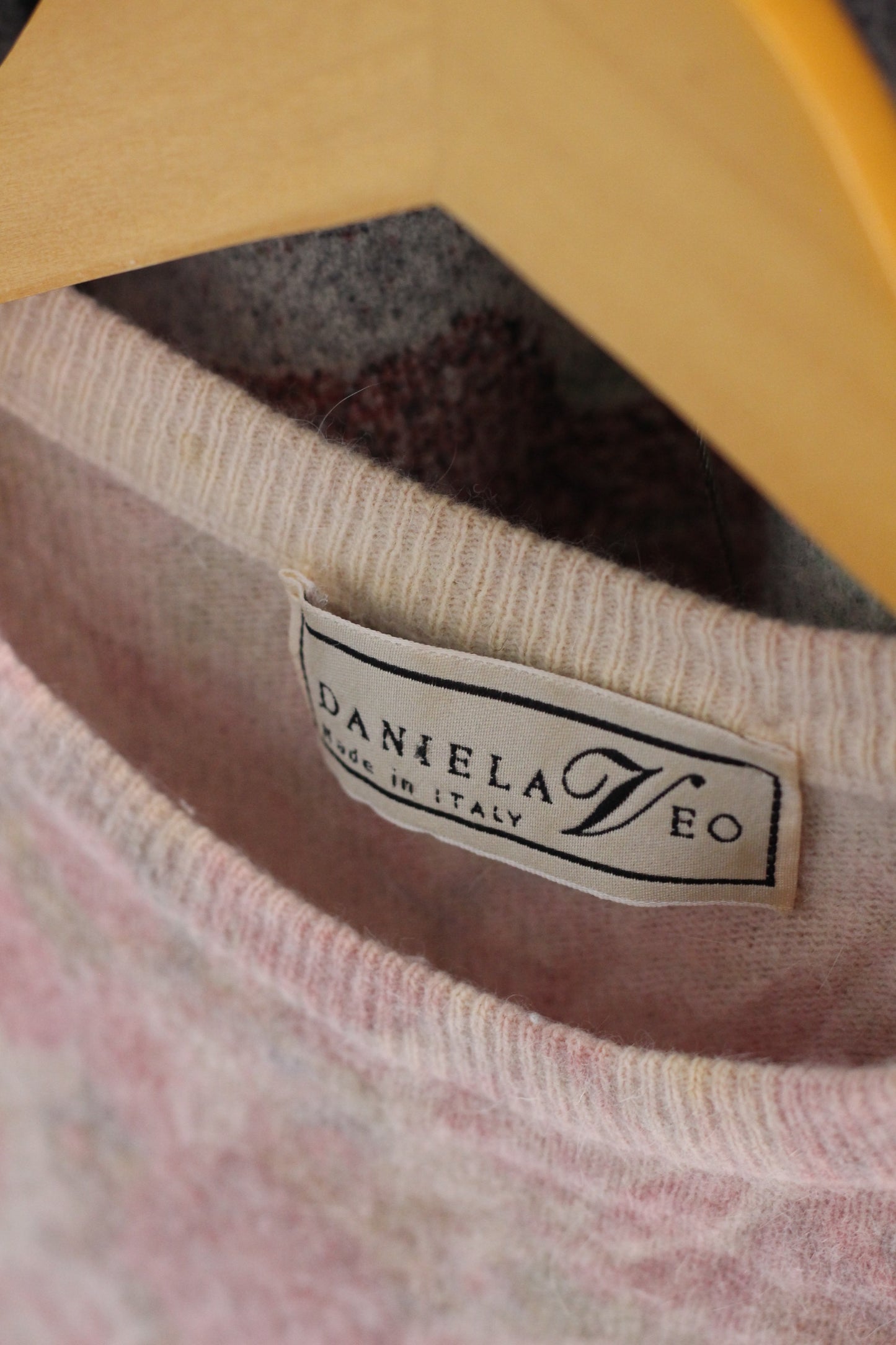Women's Vintage Made In Italy Leopard Print And Floral Design Knitwear x4点