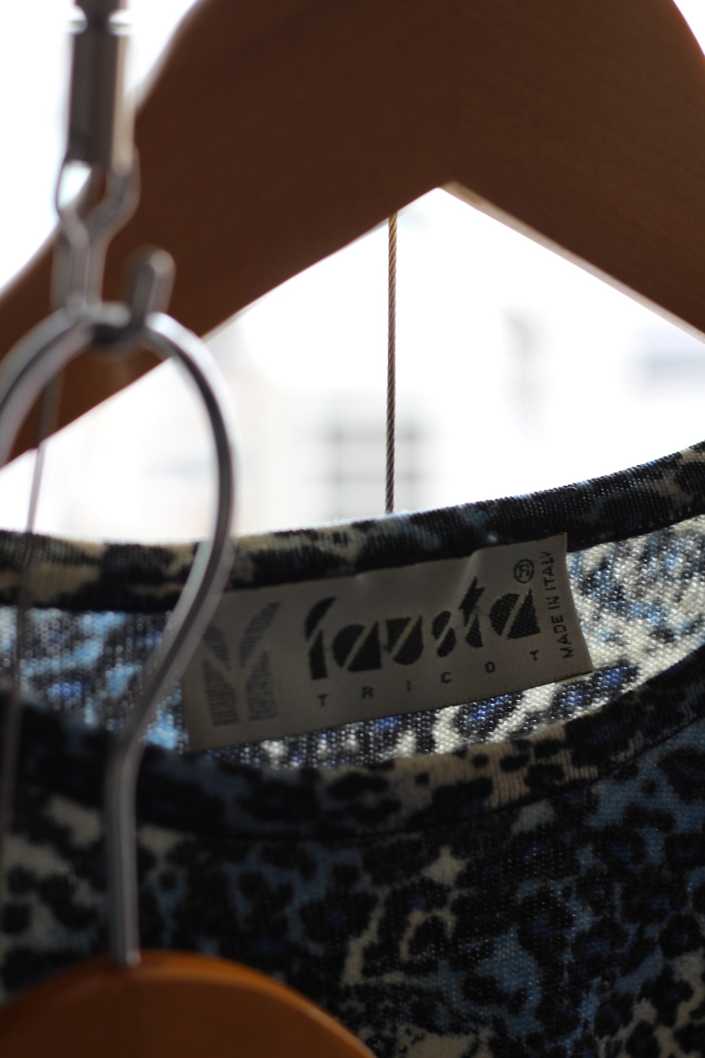 Women's Vintage Made In Italy Leopard Print And Floral Design Knitwear x4点