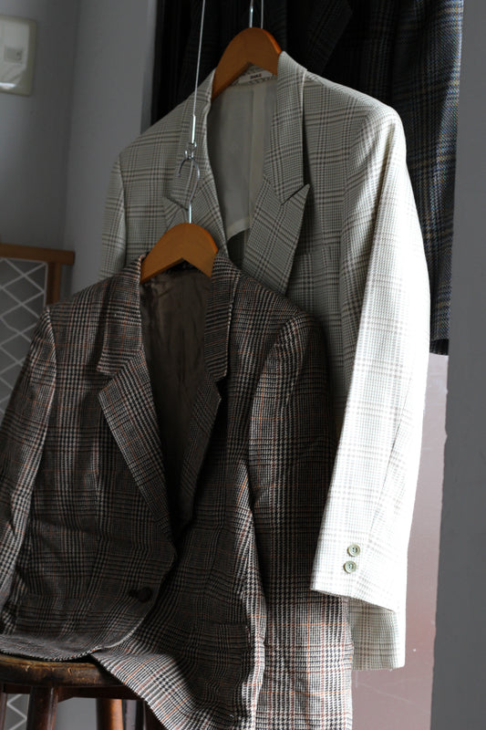 Women's Vintage Daks Check Tailored Jacket x3点